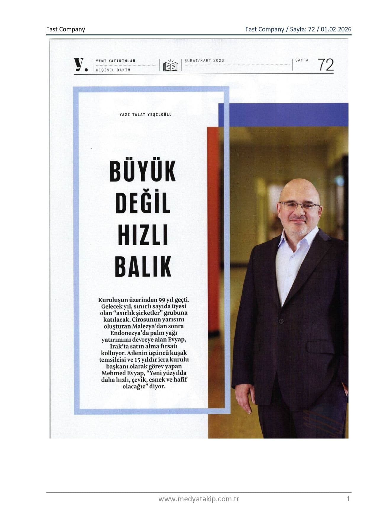 Büyük Değil Hızlı Balık